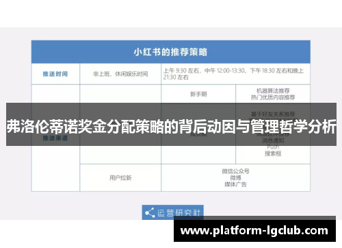 弗洛伦蒂诺奖金分配策略的背后动因与管理哲学分析