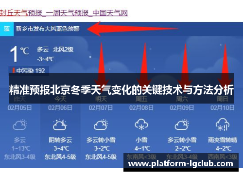 精准预报北京冬季天气变化的关键技术与方法分析